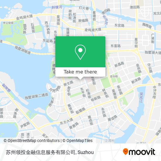 苏州领投金融信息服务有限公司 map