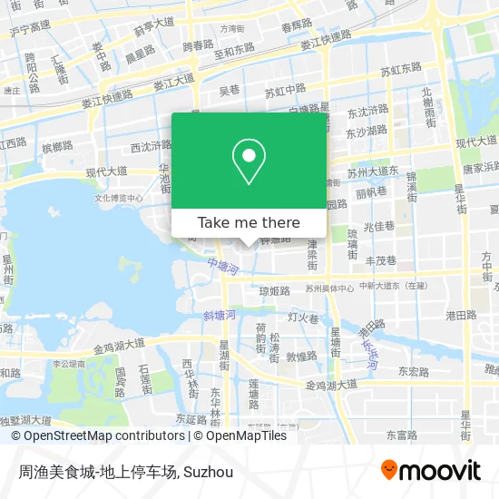 周渔美食城-地上停车场 map