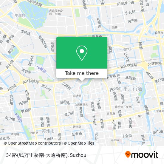 34路(钱万里桥南-大通桥南) map