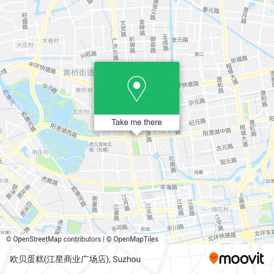 欧贝蛋糕(江星商业广场店) map