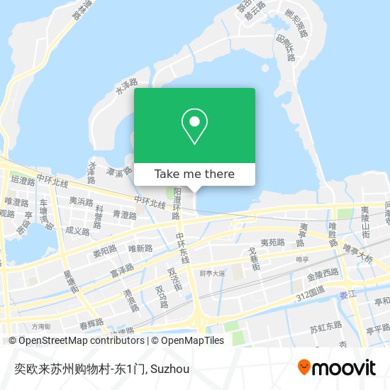 奕欧来苏州购物村-东1门 map