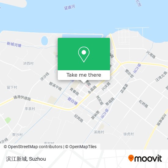 滨江新城 map