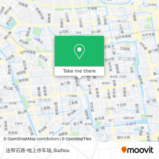 连帮石路-地上停车场 map