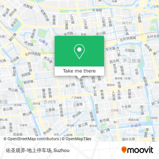佑圣观弄-地上停车场 map