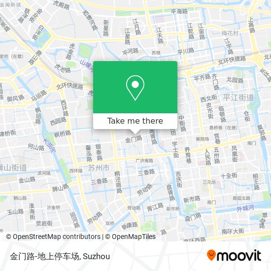 金门路-地上停车场 map