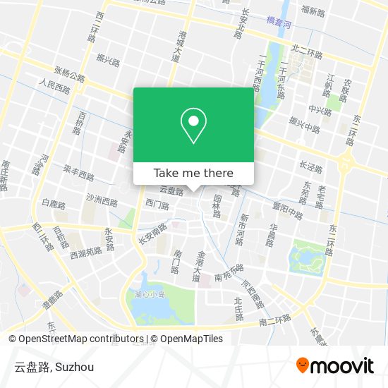 云盘路 map
