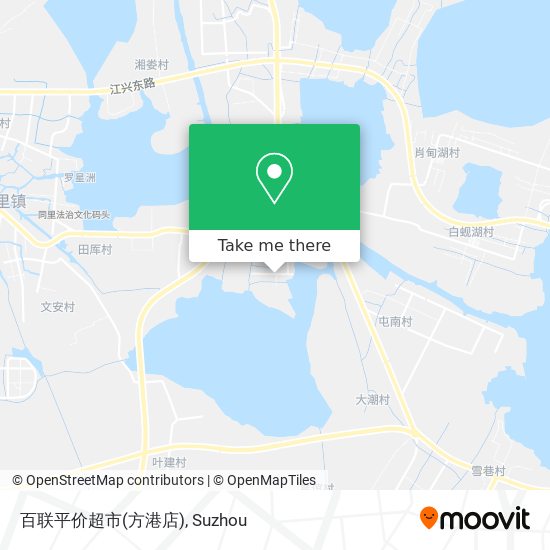 百联平价超市(方港店) map