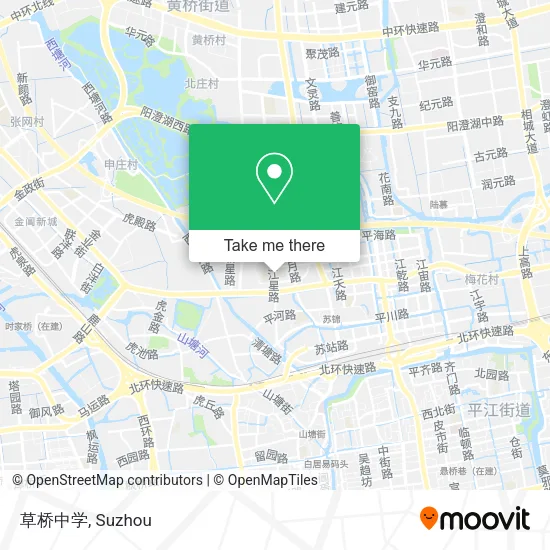 草桥中学 map