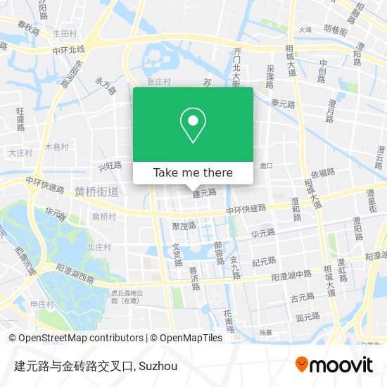 建元路与金砖路交叉口 map
