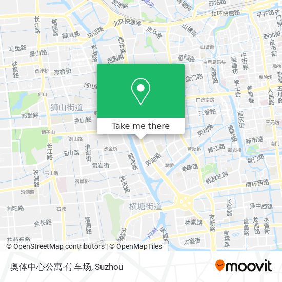 奥体中心公寓-停车场 map