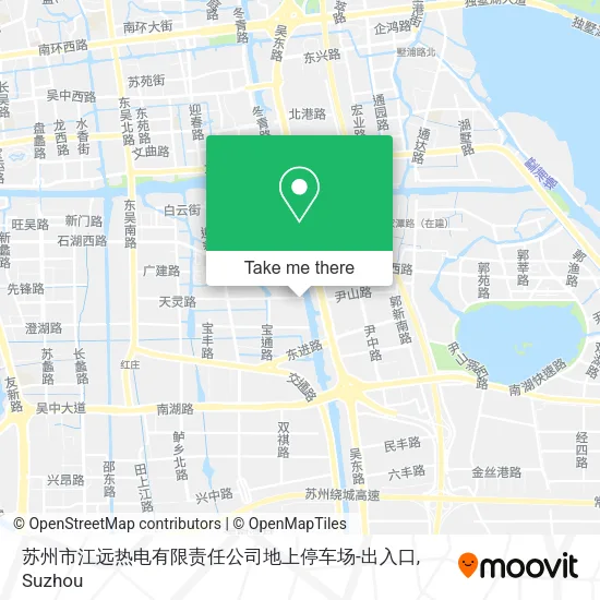 苏州市江远热电有限责任公司地上停车场-出入口 map