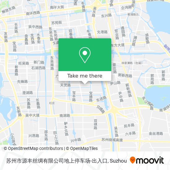 苏州市源丰丝绸有限公司地上停车场-出入口 map