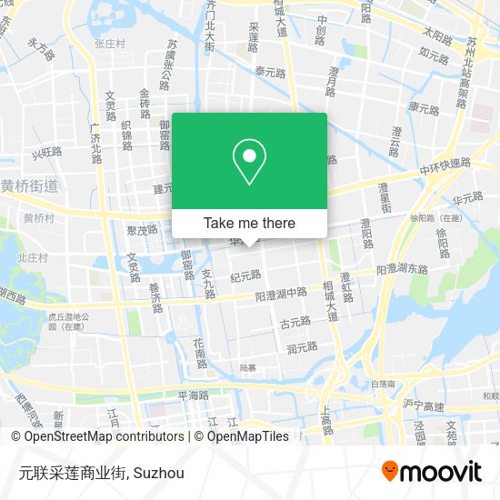元联采莲商业街 map