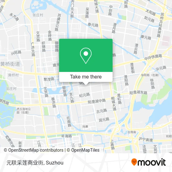 元联采莲商业街 map