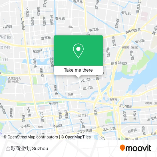 金彩商业街 map