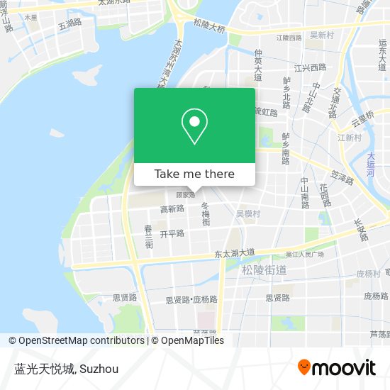 蓝光天悦城 map