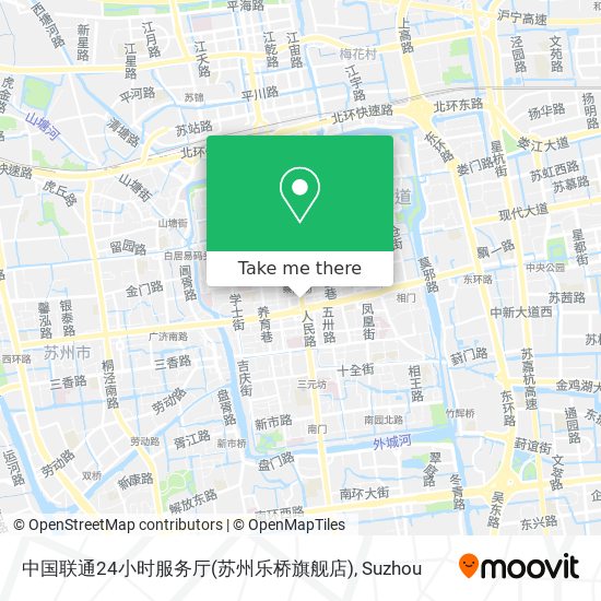 中国联通24小时服务厅(苏州乐桥旗舰店) map