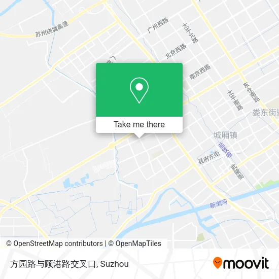 方园路与顾港路交叉口 map