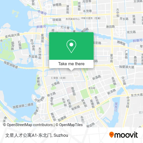 文星人才公寓A1-东北门 map