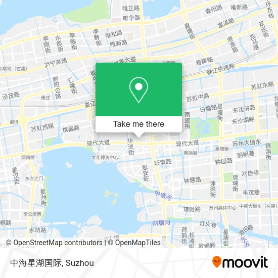 中海星湖国际 map