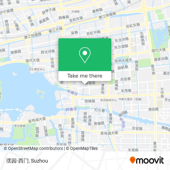 璞园-西门 map