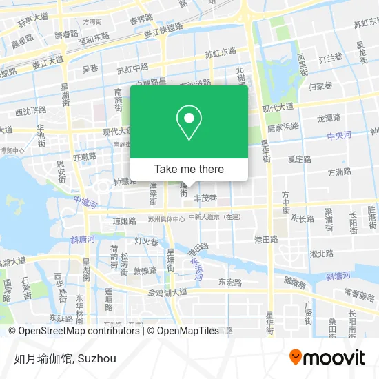 如月瑜伽馆 map