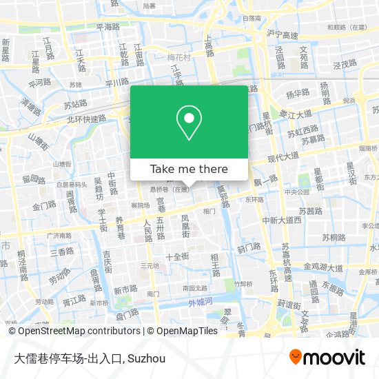 大儒巷停车场-出入口 map
