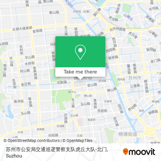 苏州市公安局交通巡逻警察支队虎丘大队-北门 map