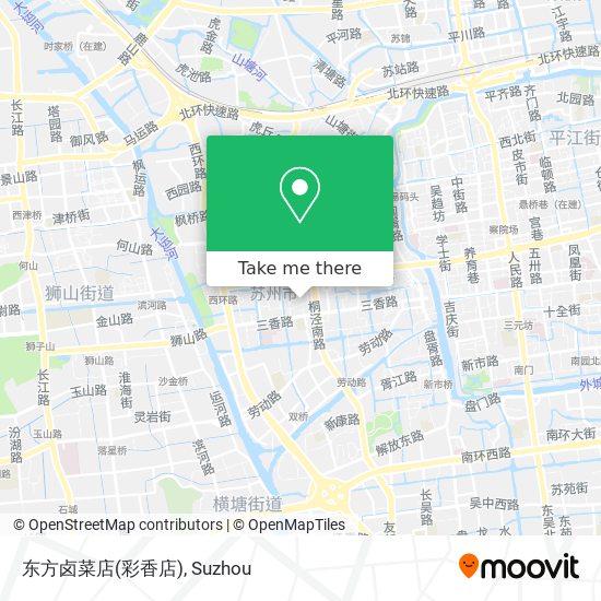 东方卤菜店(彩香店) map