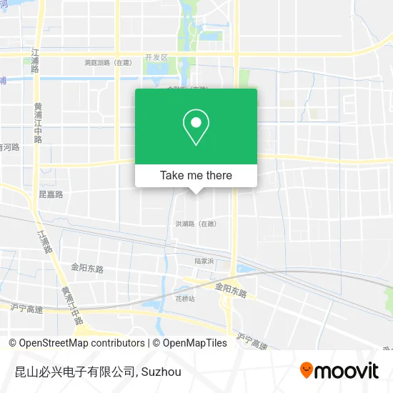 昆山必兴电子有限公司 map
