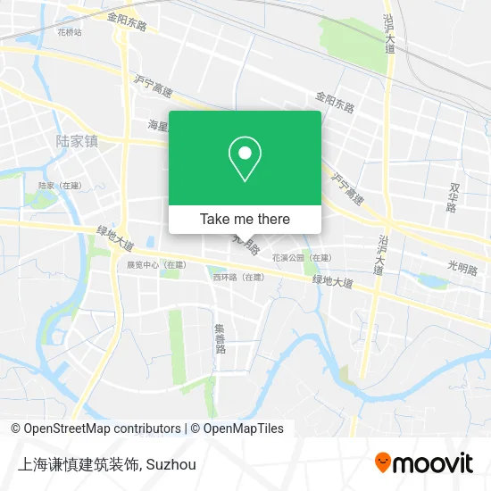 上海谦慎建筑装饰 map