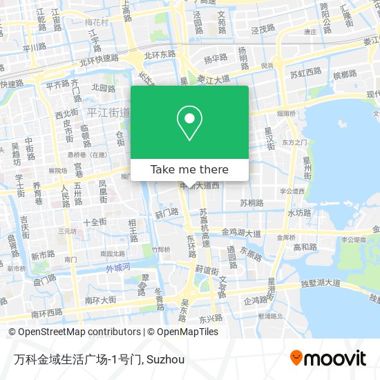万科金域生活广场-1号门 map