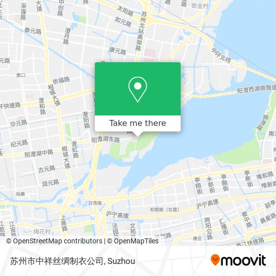 苏州市中祥丝绸制衣公司 map