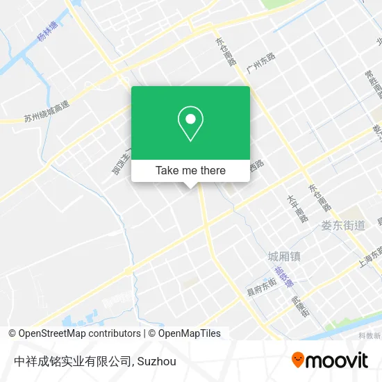 中祥成铭实业有限公司 map