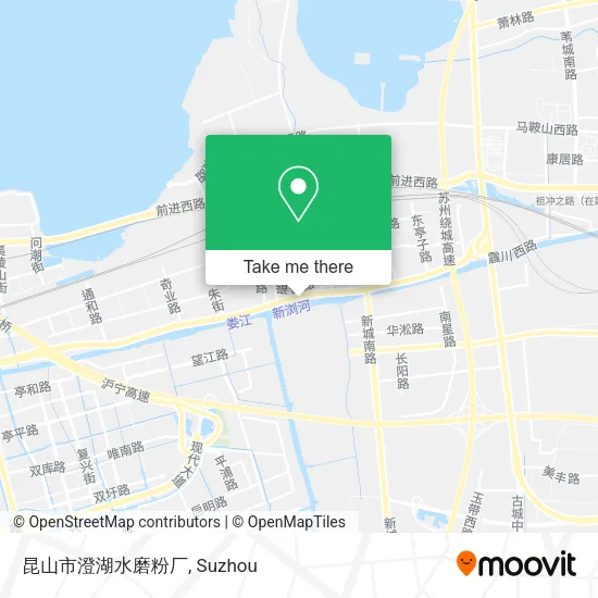 昆山市澄湖水磨粉厂 map