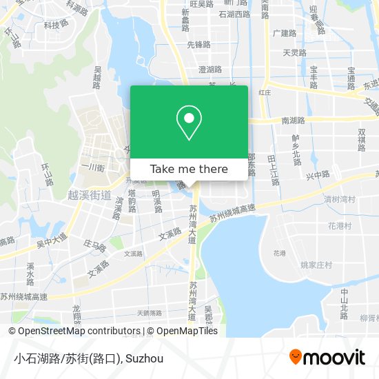 How To Get To 小石湖路 苏街 路口 In 吴中区by Bus Or Metro