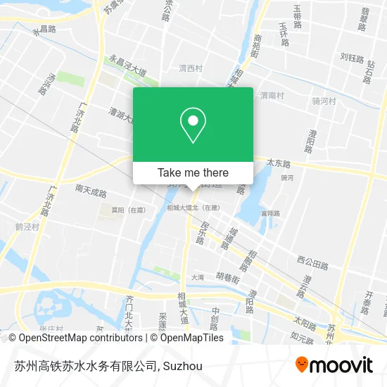 苏州高铁苏水水务有限公司 map