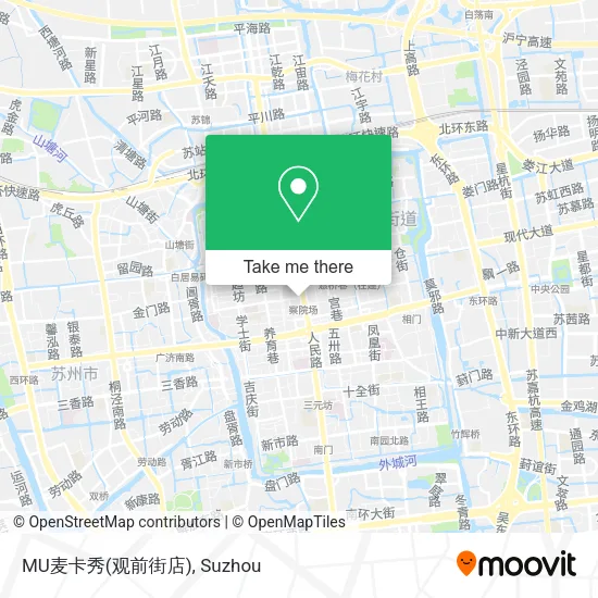 MU麦卡秀(观前街店) map