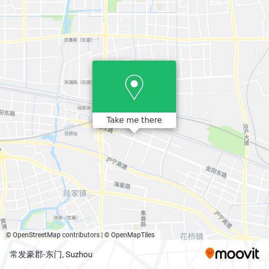 常发豪郡-东门 map