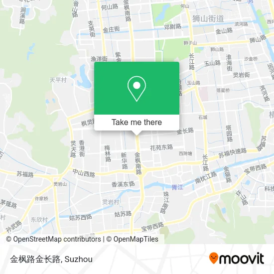 金枫路金长路 map