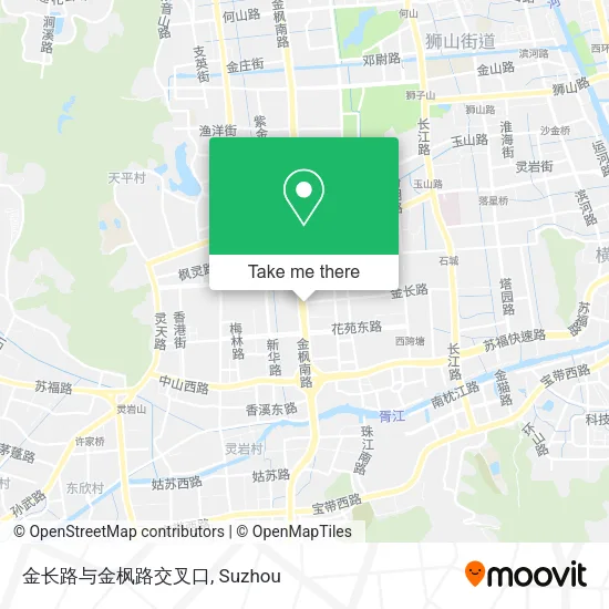金长路与金枫路交叉口 map