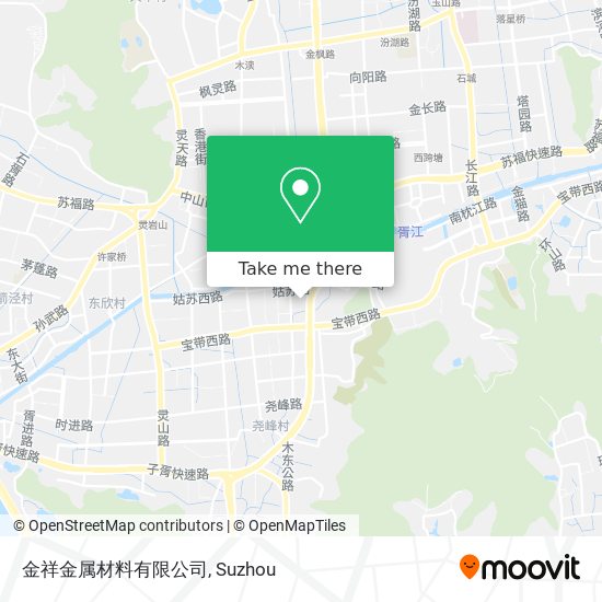 金祥金属材料有限公司 map
