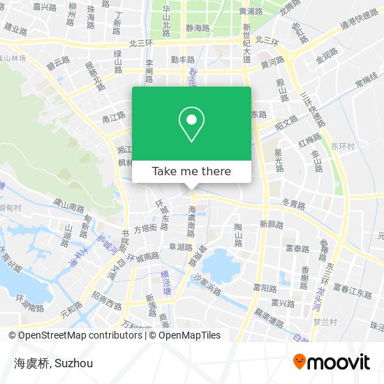 海虞桥 map