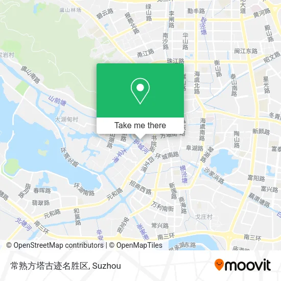 常熟方塔古迹名胜区 map