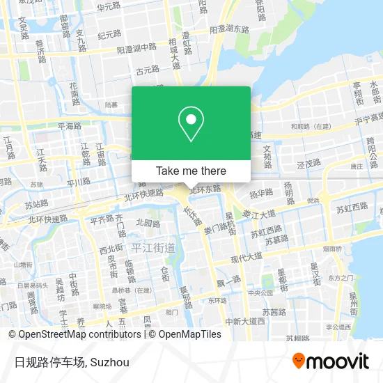 日规路停车场 map