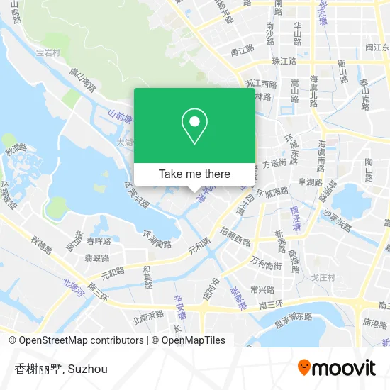 香榭丽墅 map