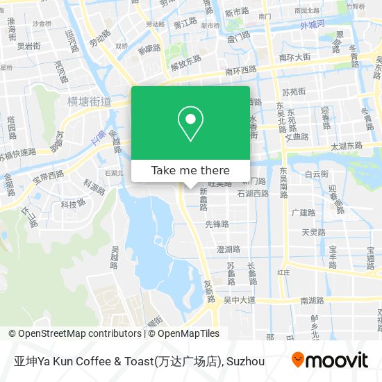 亚坤Ya Kun Coffee & Toast(万达广场店) map