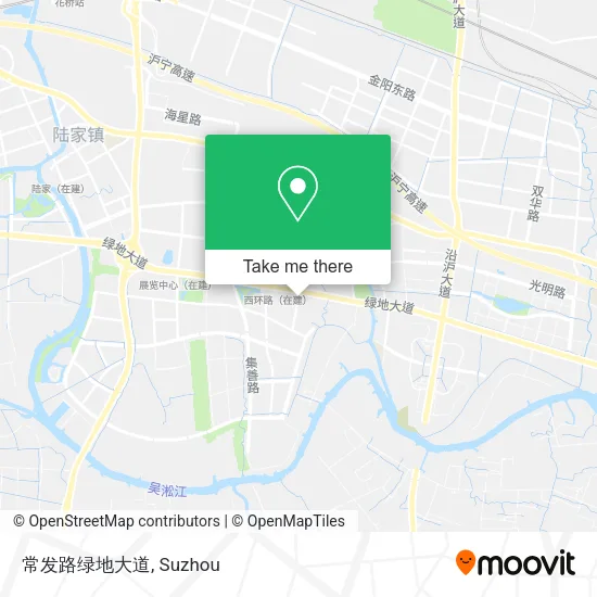 常发路绿地大道 map