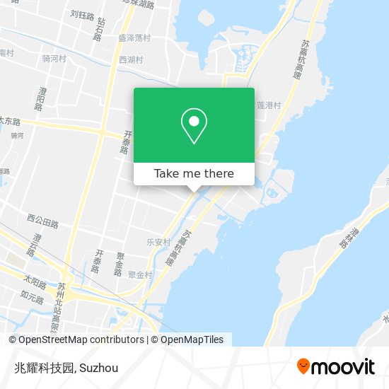 兆耀科技园 map