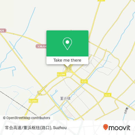 常合高速/董浜枢纽(路口) map